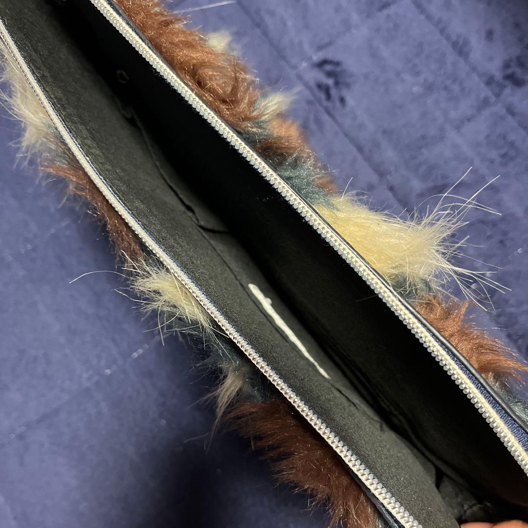 ピーチジョン ファー素材 クラッチバッグ - メルカリ