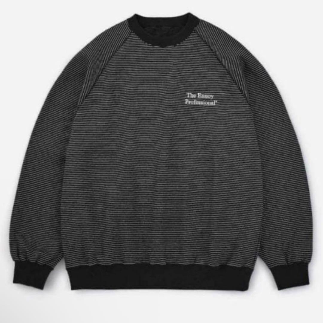 s*n様 24AW ENNOY BORDER CREW NECK SWEAT Ennoy BORDER CREW NECK SWEAT - メルカリ