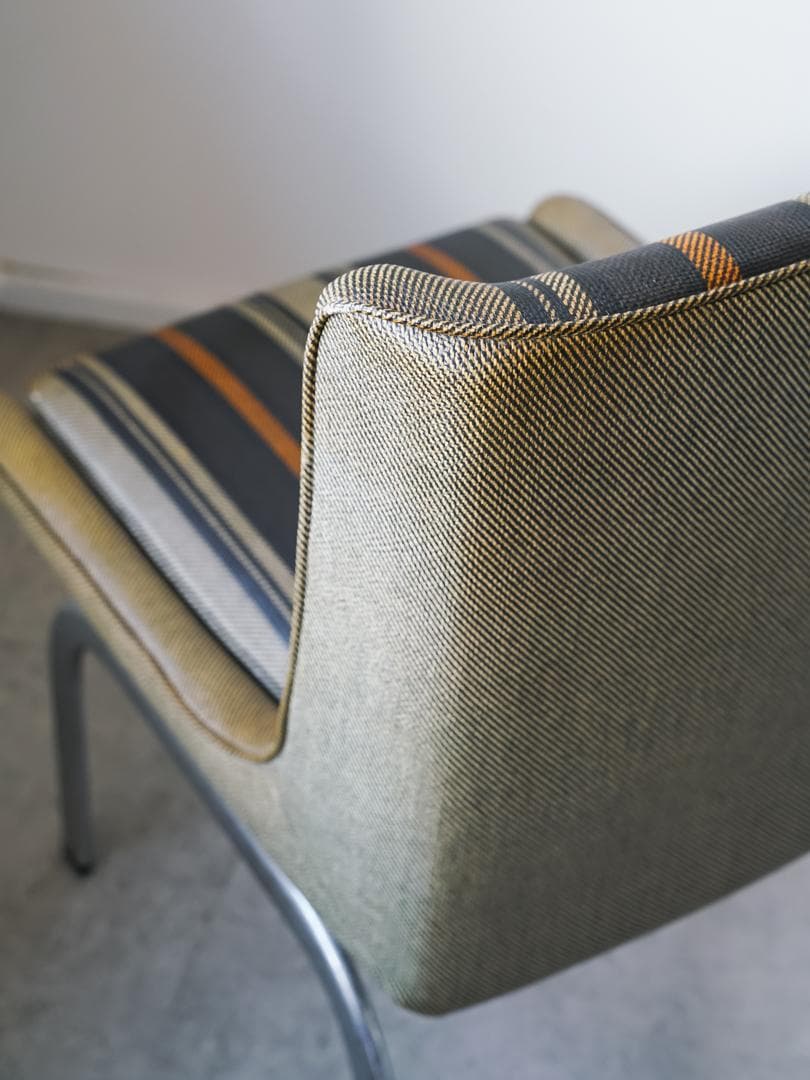 60-70´s vintage 1Pソファ ミッドセンチュリーモダン 昭和レトロの通販