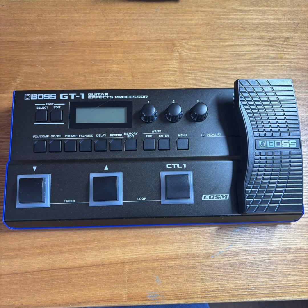 【美品】BOSS GT-1 マルチエフェクター 箱、アダプター、スリーブケース付 数量限定 スリーブケースプレゼント♪】 BOSS GT-1 Roland純正