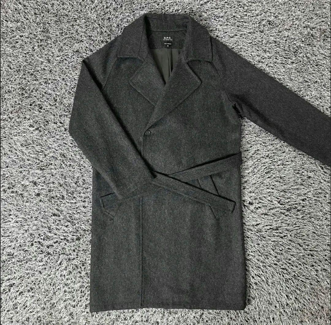 A.P.C.(アーペーセー)カシミヤ ウール ブレンド ベルト付き コート A.P.C.（アーペーセー） レディース コート FLORENCE COAT WOAOB