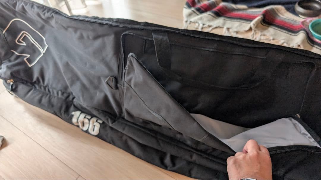 BURTON】スノーボードキャリーバッグ 166cm 黒 - メルカリ