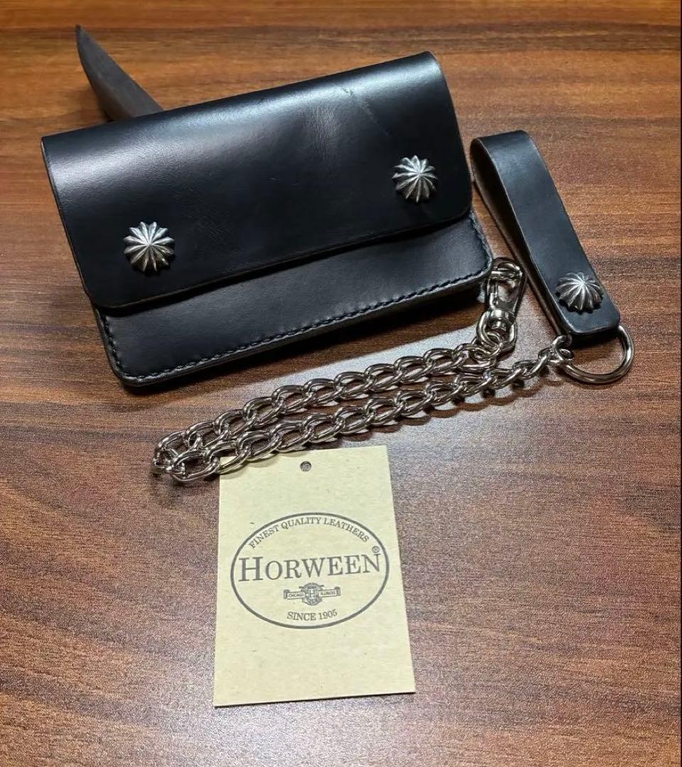 本革牛革コンパクトトラッカーウォレット トラッカーウォレット ショートタイプ クロコダイル・サドルレザー