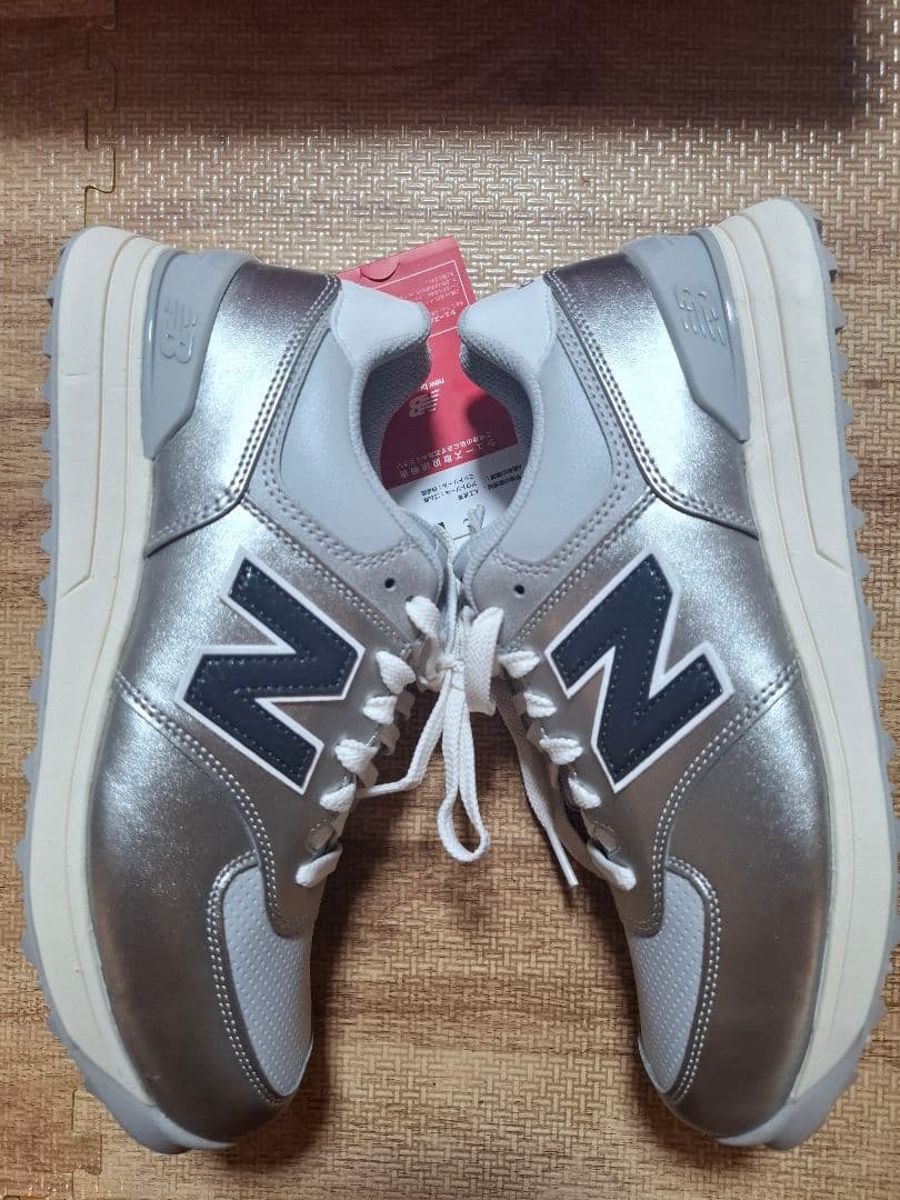 新品★new balance ゴルフシューズ スパイクレス 24.5cm