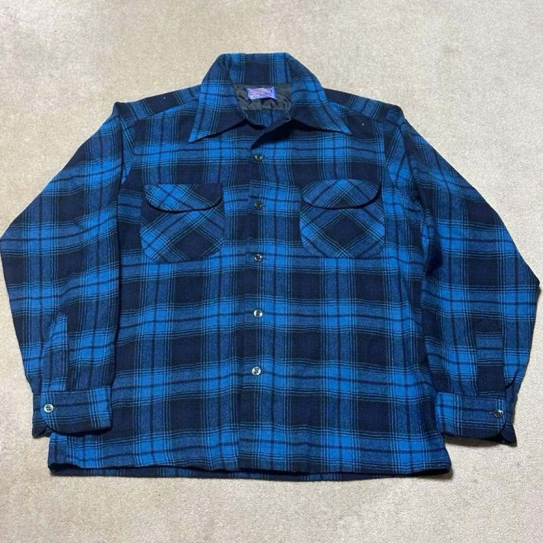 Pendleton ペンドルトン シャツ 60s オンブレ シャドウ fj 60s Pendleton ペンドルトン バージンウール オンブレチェック