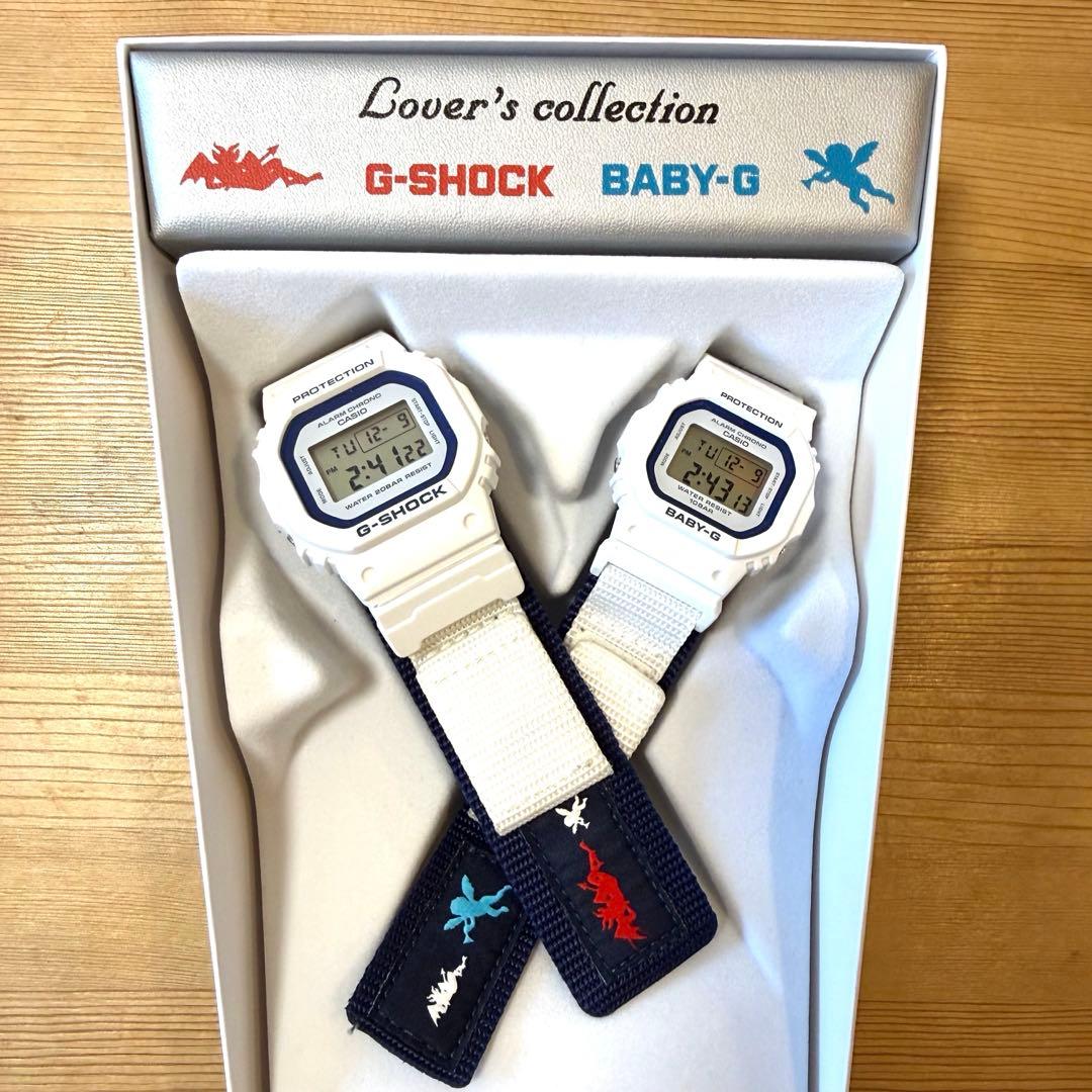 G-SHOCK　ラバーズコレクション　LOV-23A-7JR天使と悪魔　ペア クリスマス限定G-SHOCK 40周年復刻モデル | 仲庭時計店