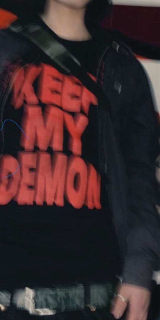 moneysex888 KEEP MY DEMON tシャツ red - メルカリ