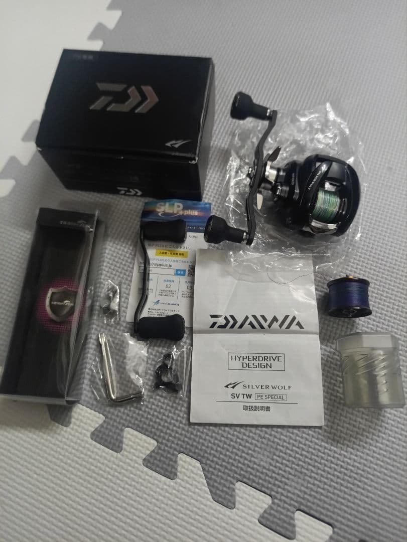 ダイワ　シルバーウルフ　SV　TW　1000XHL 替えスプール・替えハンドル ダイワ】シルバーウルフ［SILVER WOLF］シリーズ対応 ベイトリール