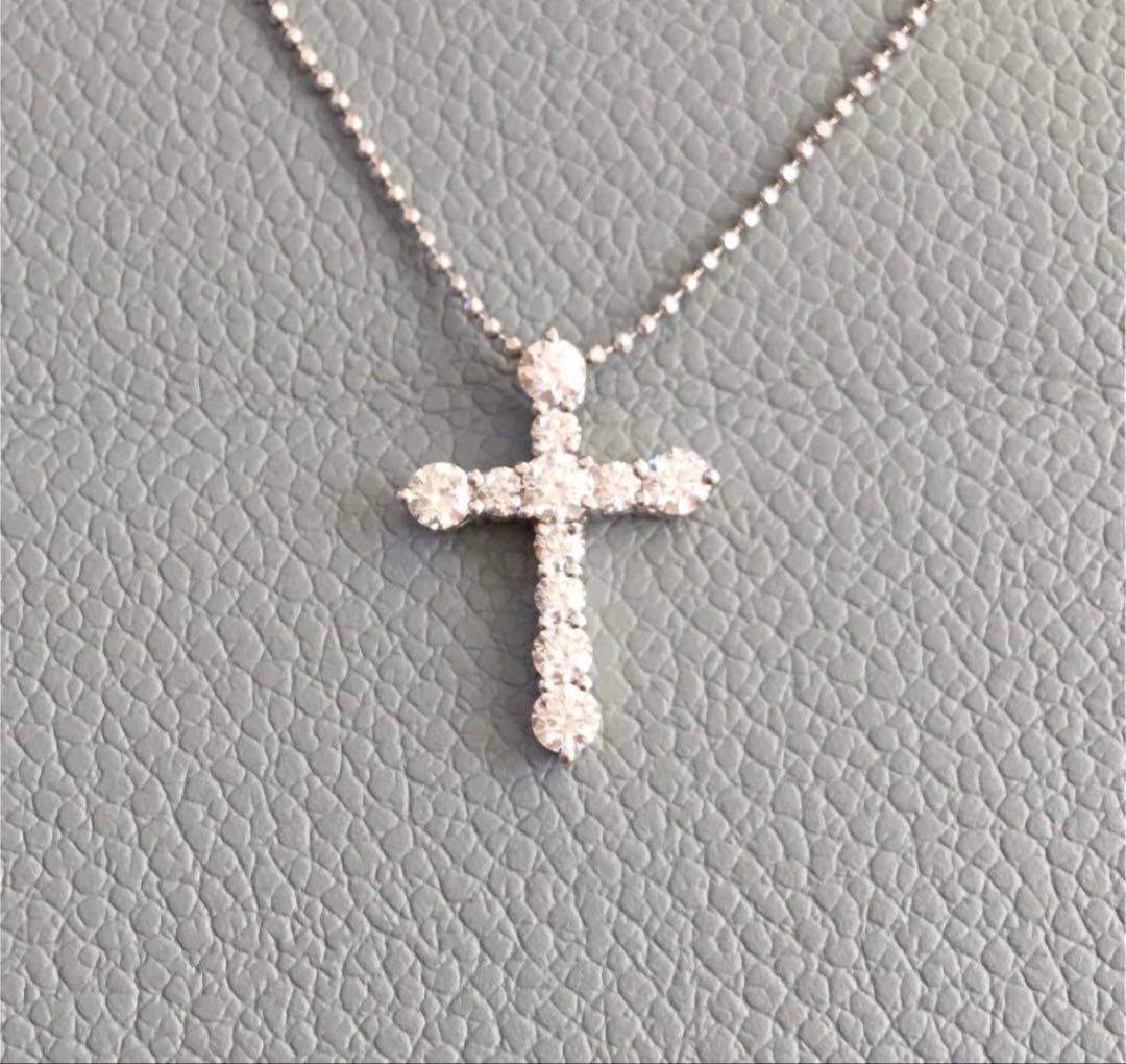 TASAKI 田崎真珠 タサキ ダイヤモンド クロス ネックレス - メルカリ