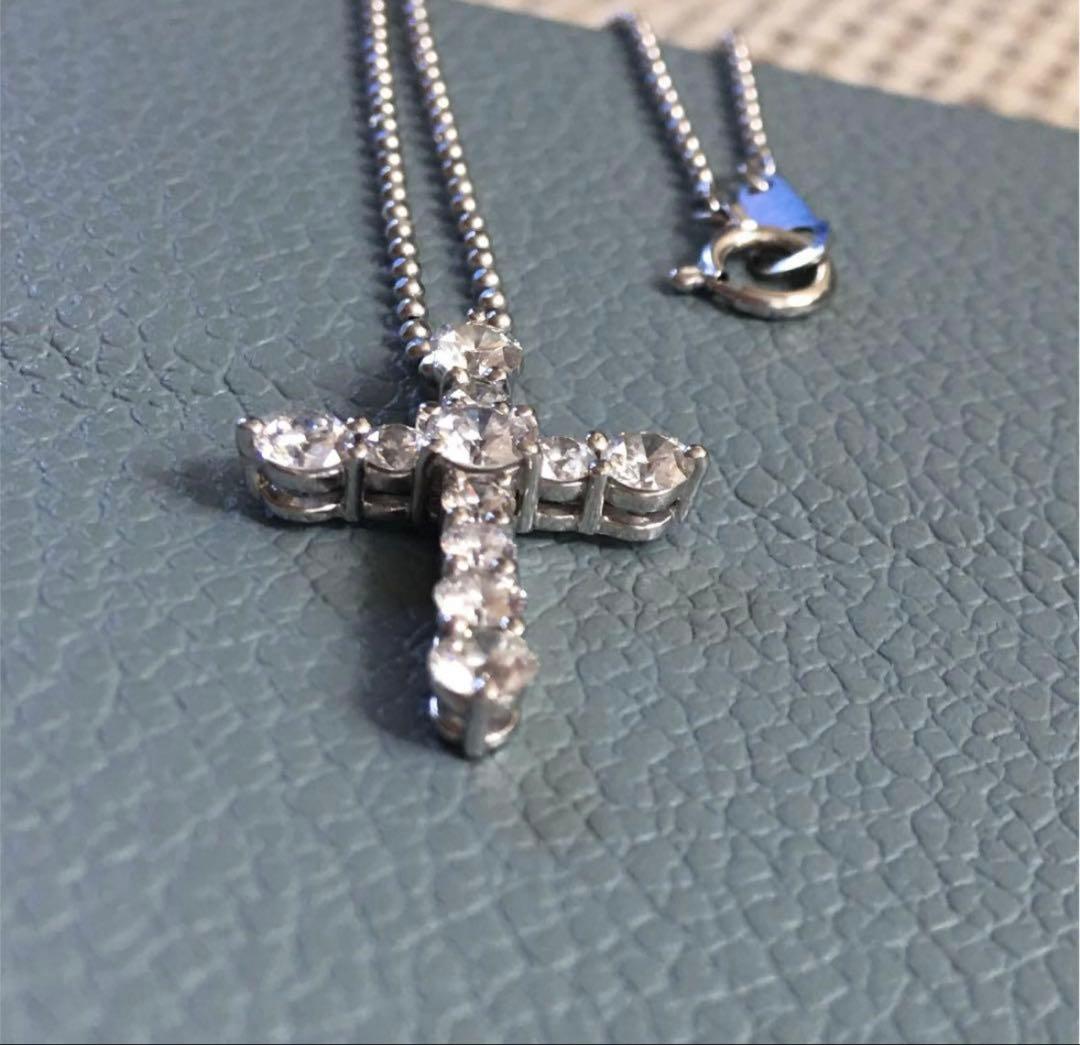 TASAKI 田崎真珠 タサキ ダイヤモンド クロス ネックレス - メルカリ