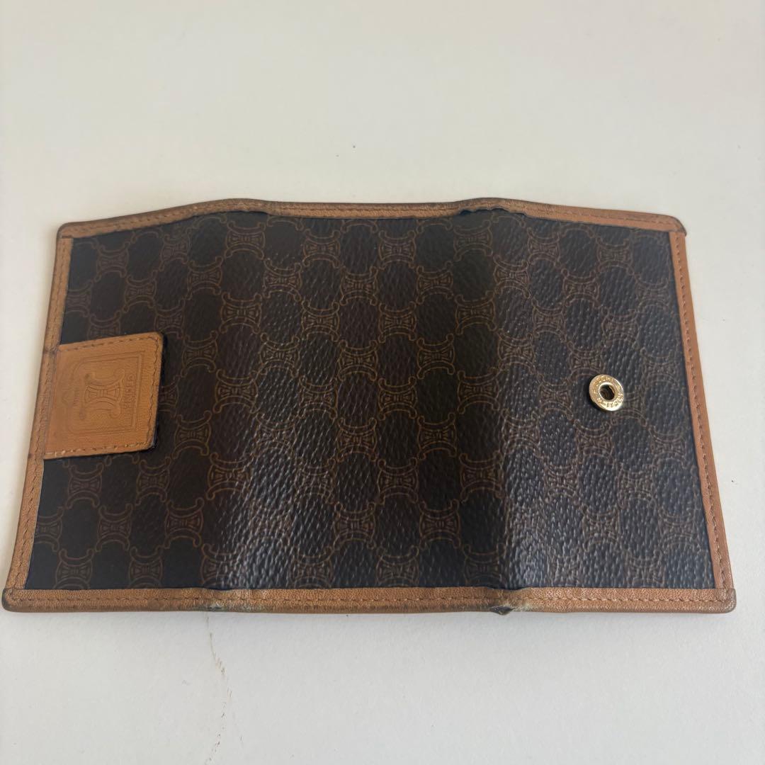 訳あり CELINE セリーヌ ブラウン レザーキーケース - メルカリ