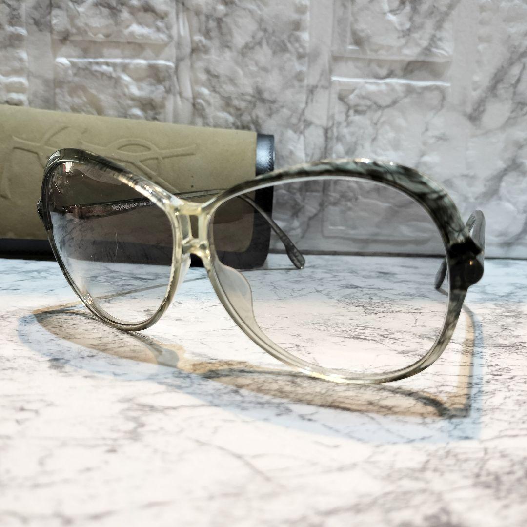 イヴ・サンローラン ヴィンテージ サングラス サイドにロゴ - メルカリ