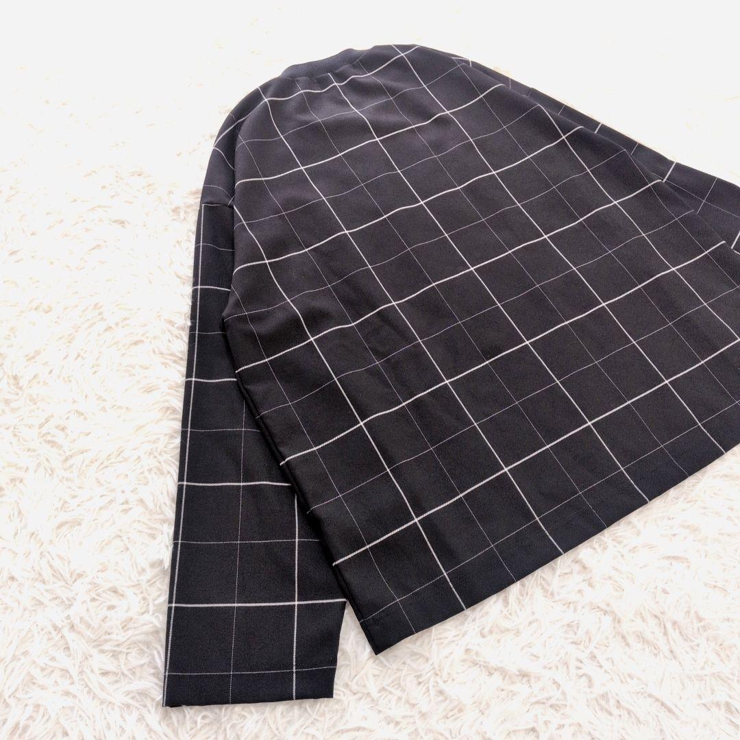 CULLNI クルニ ウインドペンチェック チンタブ プルオーバー ブラック