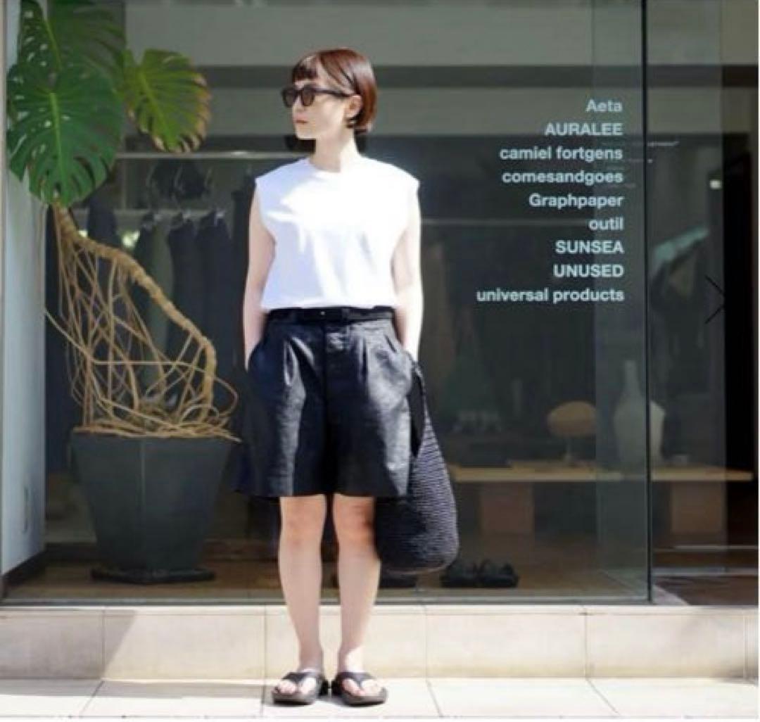 outil ウティPantalon Laure (Ou-P036S) outil(ウティ)Pantalon Laure (Ou-P036S)/Black