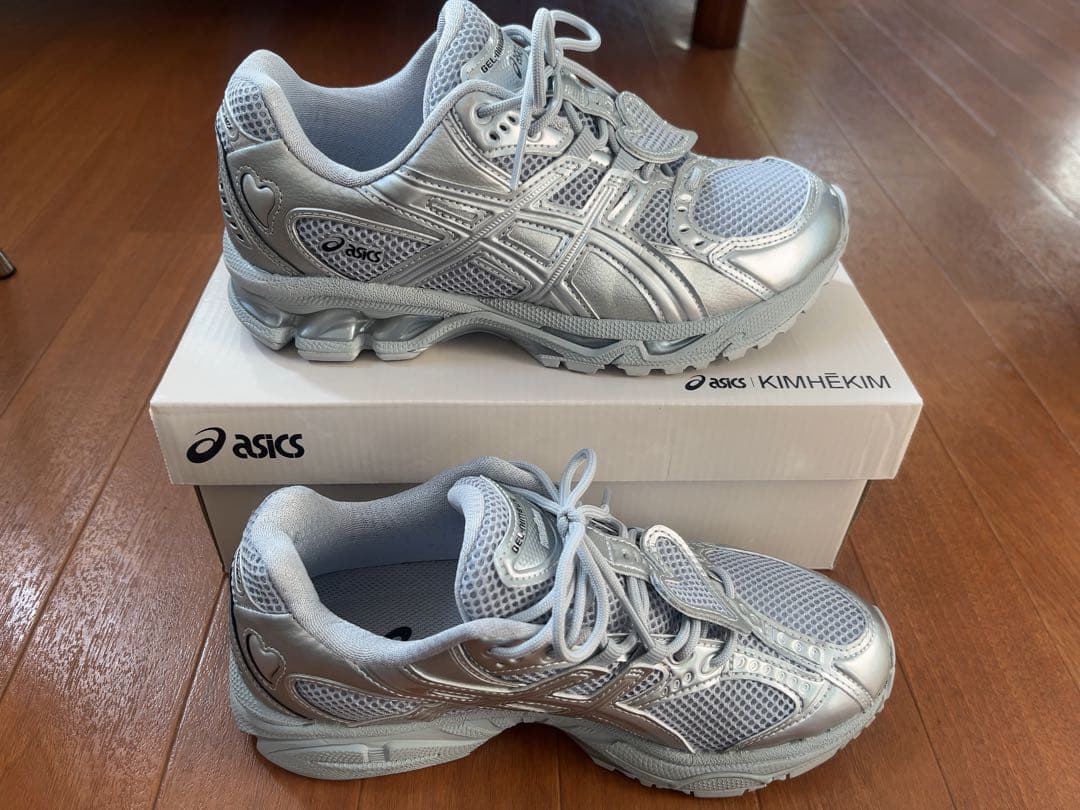 【KIMHEKIM × Asics）キムヘキム 23.5cm シルバー