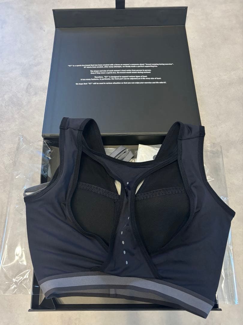 即購入可】N7 スポーツブラ ブラック - メルカリ