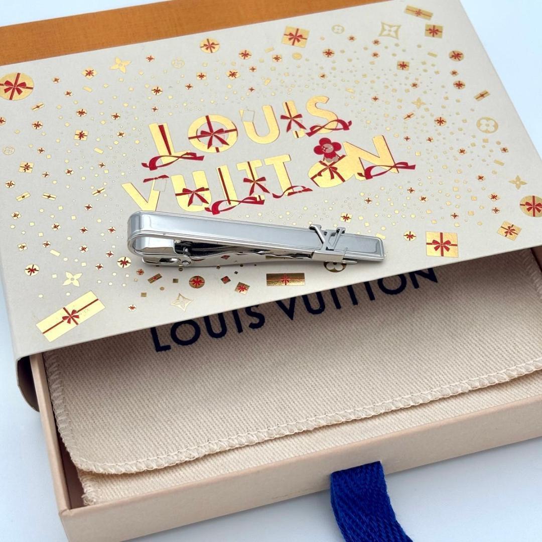 箱付】ルイヴィトン ネクタイピン パンスクラヴァット LV ロゴ M61981