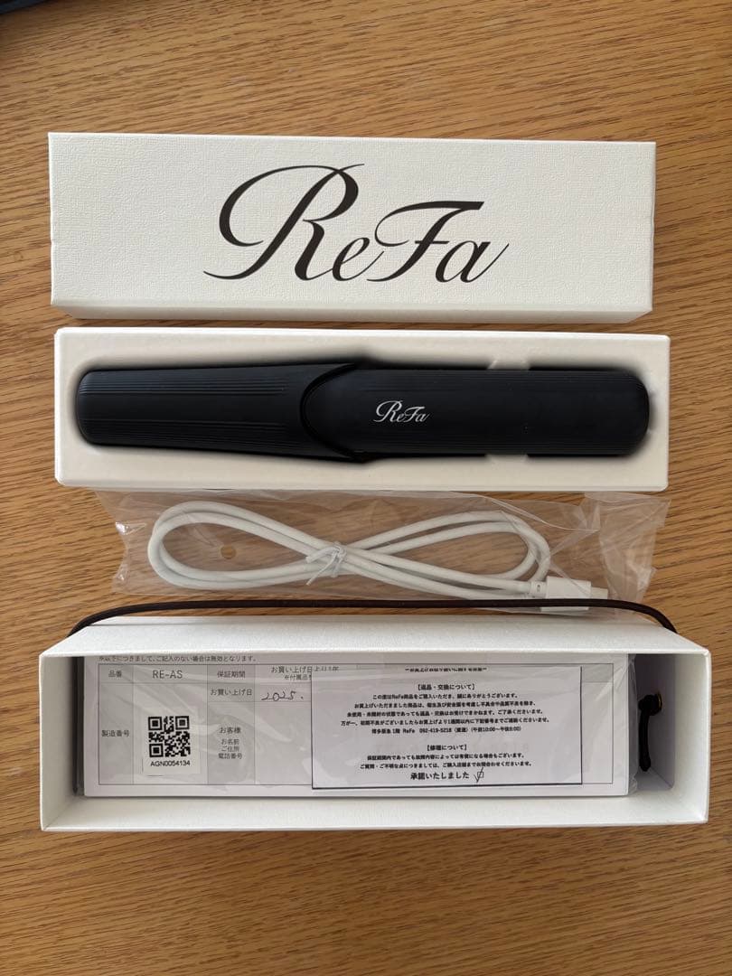 ReFa フィンガーアイロンST ブラック レンタル] MTG リファ フィンガーアイロンST ヘアアイロン ブラック