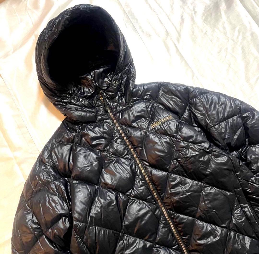 90s Marmot 900Fill キルティング ダウンジャケットブラック - メルカリ