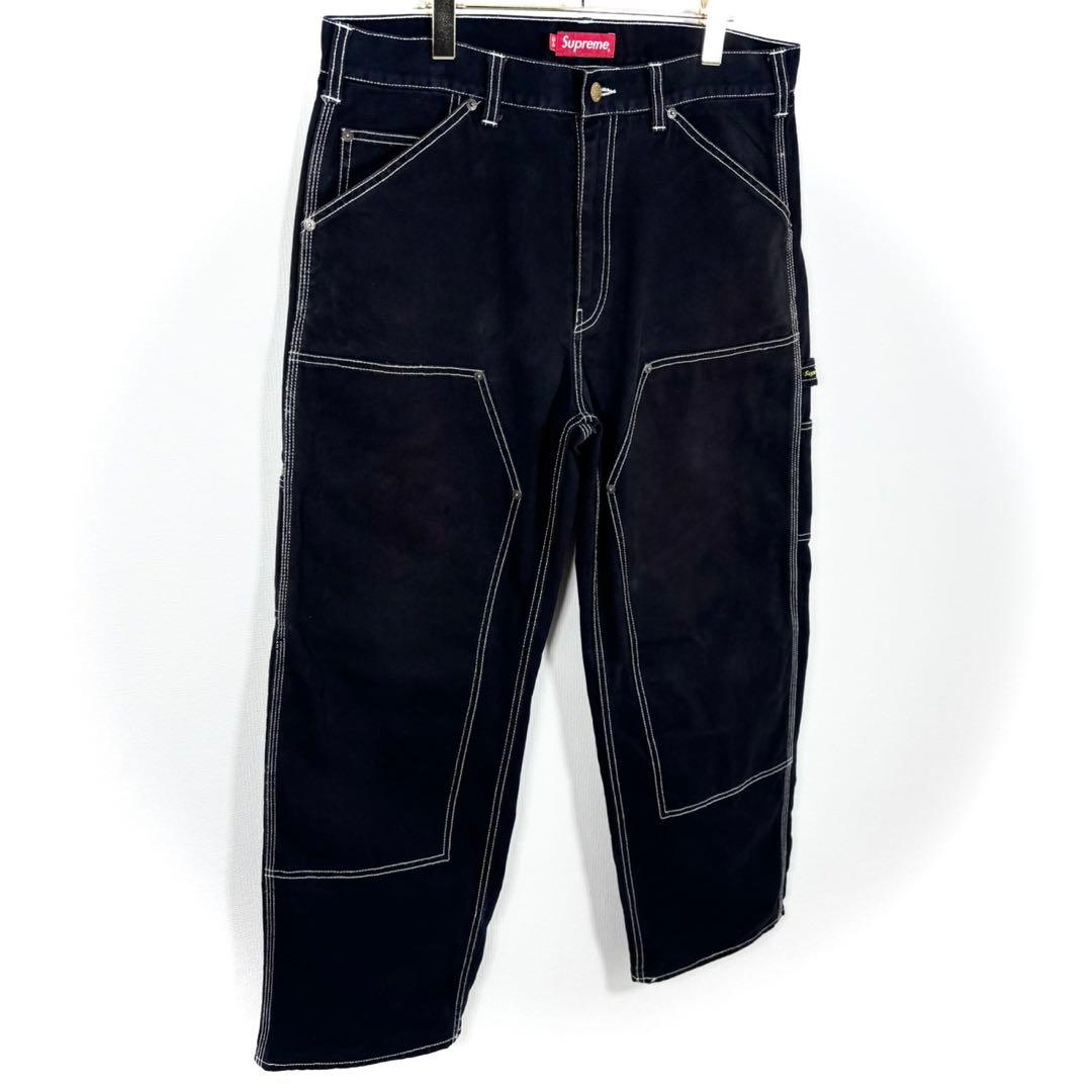 Supreme ダブルニーペインターパンツ “ブラック