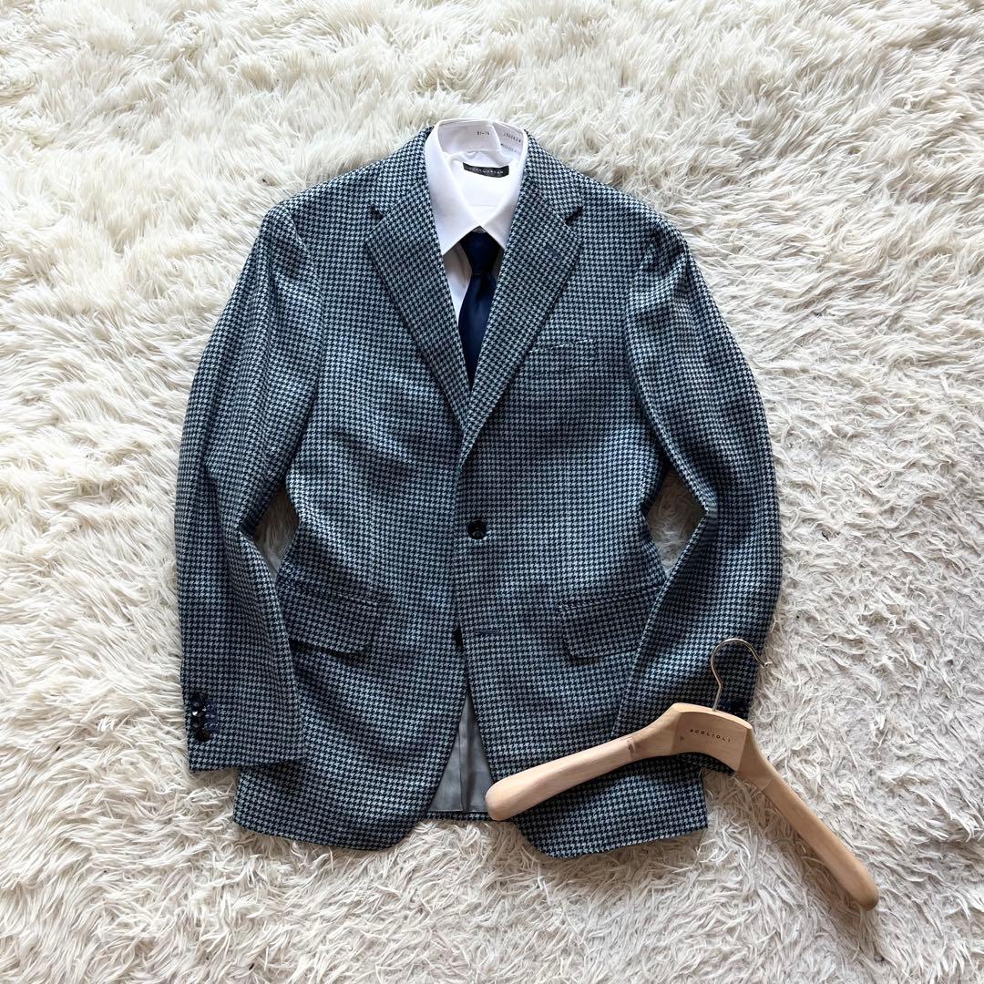 <美品>BOGLIOLI ネイビー カシミヤ ウール ジャケット サイズ46 13458_1_expand.jpg