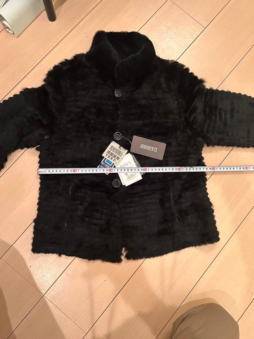 高級品ARBORENTE リバーシブルラビットファー ジャケット - メルカリ