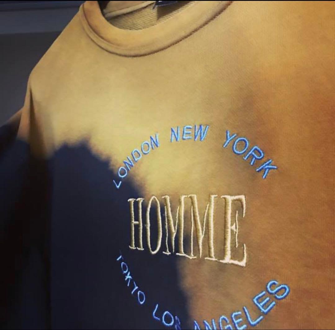 バレンシアガ ブリーチトレーナー ブランド古着】ブリーチ加工スウェットトレーナー（スウェット