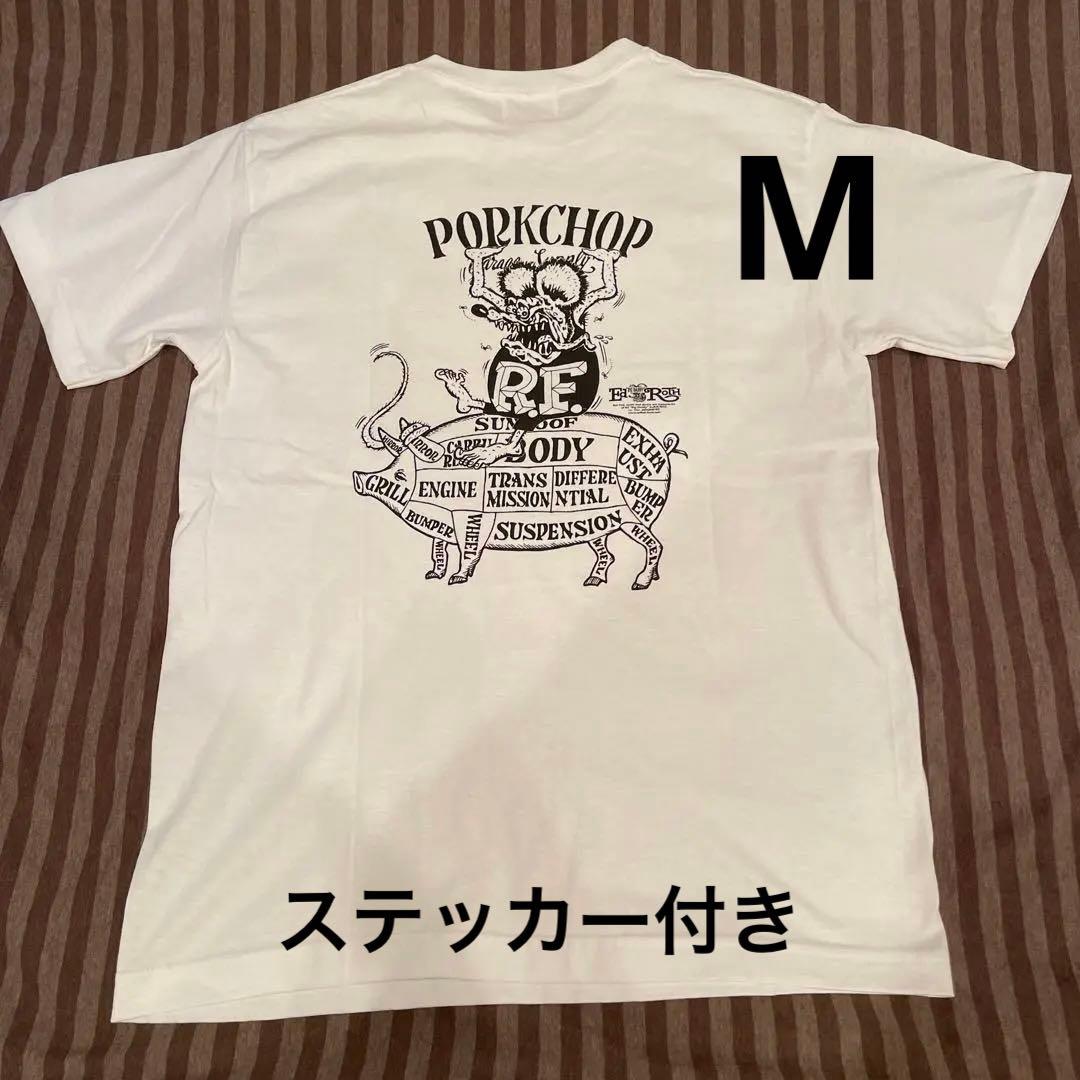 新品未使用 ポークチョップ×ラットフィンク Tシャツ ホワイト M - メルカリ