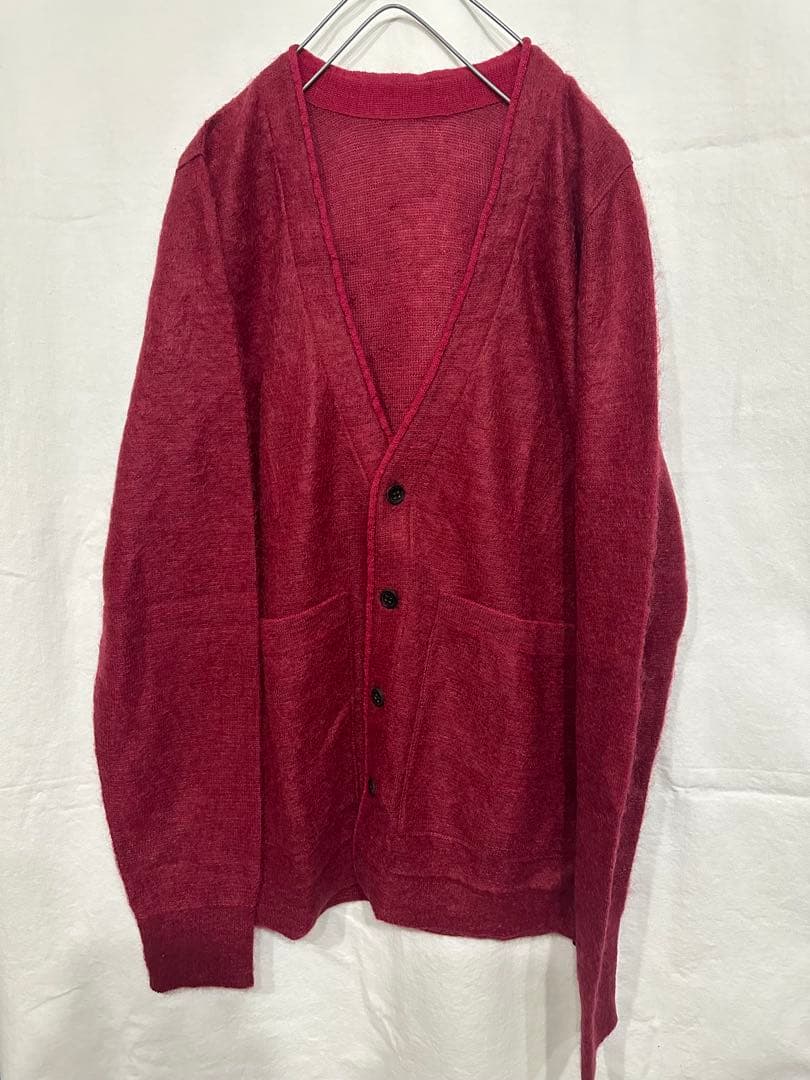 BACKLASHモヘアニットカーディガンバックラッシュカシミアウールシャツ