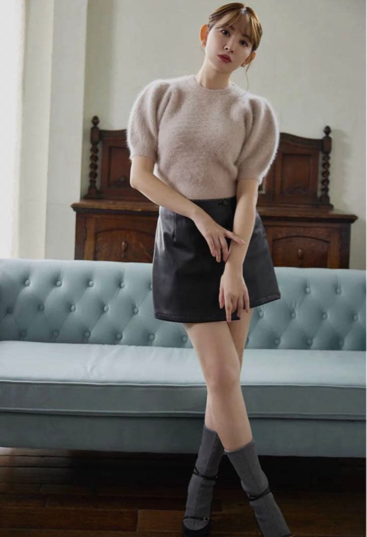 her lip to♡Fancy Cashmere Blend Pullover - メルカリ