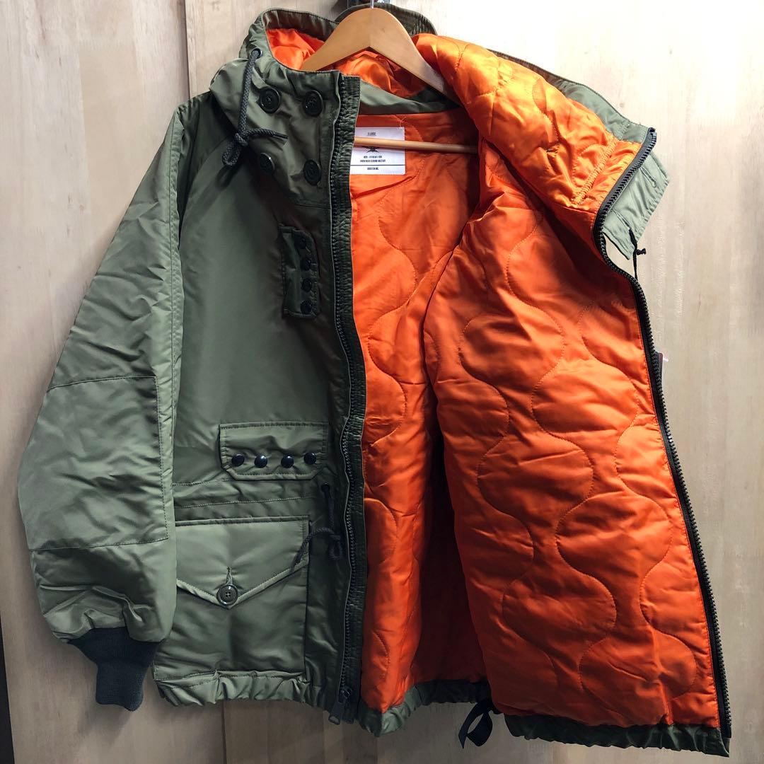 ヒューストン ミリタリー スモックパーカー ジャケット 中綿入り XL