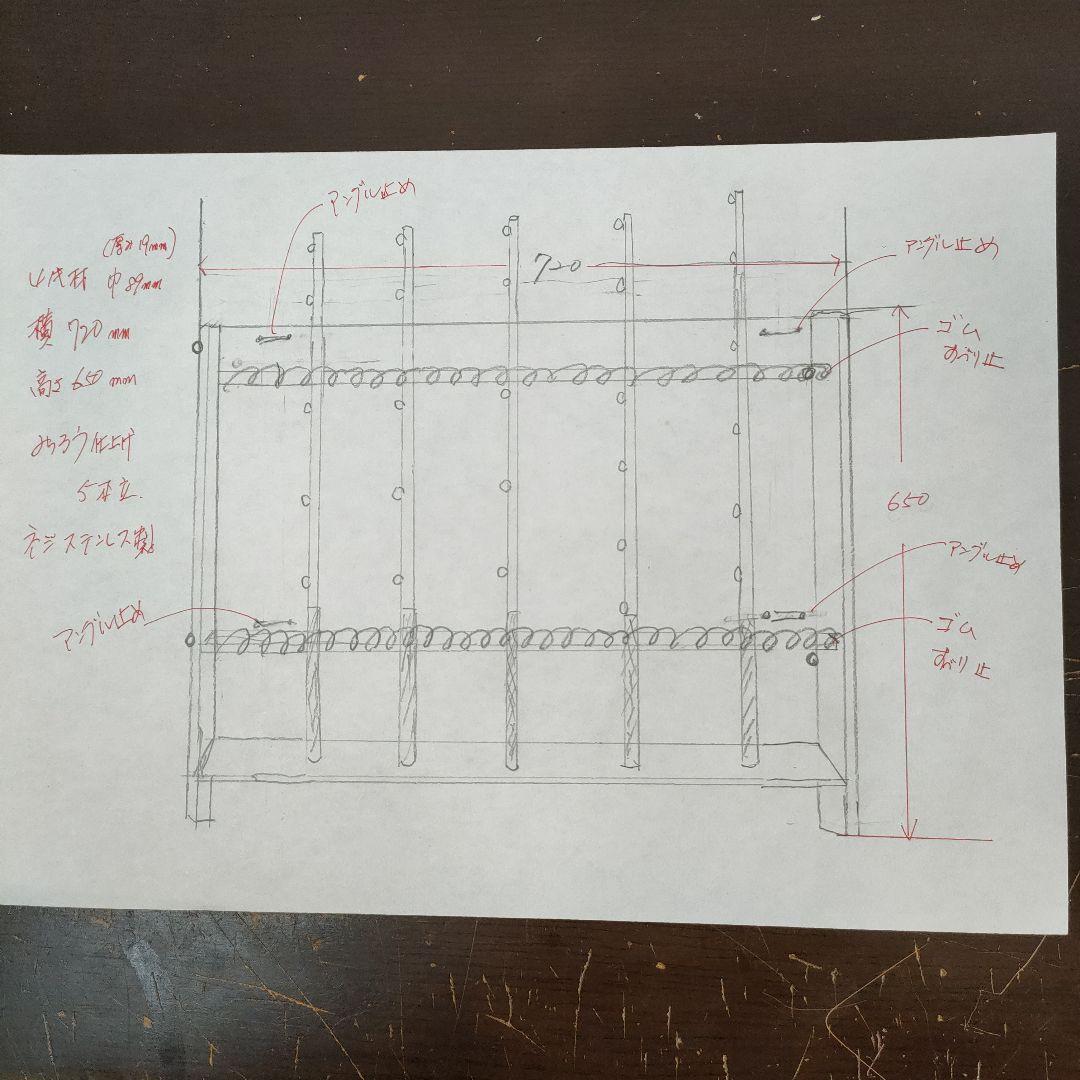 特注【JINさん専用】軽トラ用ロッドスタンド5本掛けみつろう仕上げ 楽天市場】月間優良ショップ連続受賞 WOODWORKS ロッドスタンド 両面19