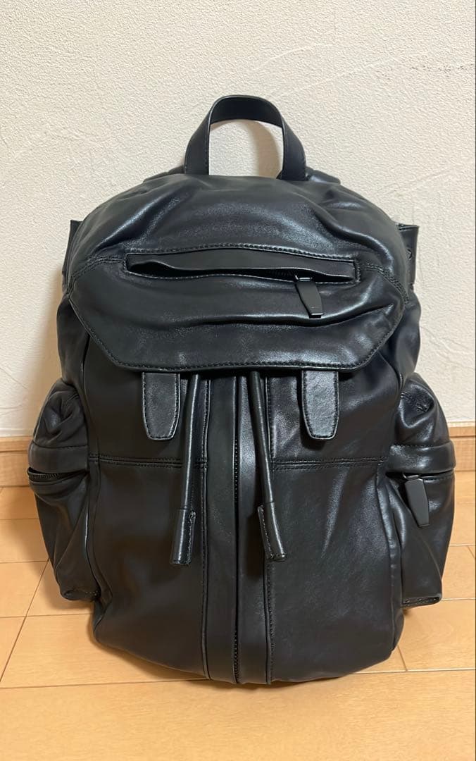 Alexander wang レザーバックパック 黒 - メルカリ