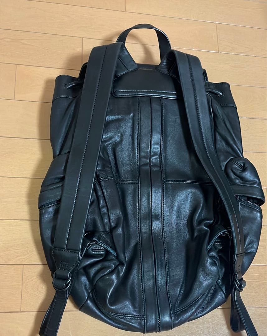 Alexander wang レザーバックパック 黒 - メルカリ