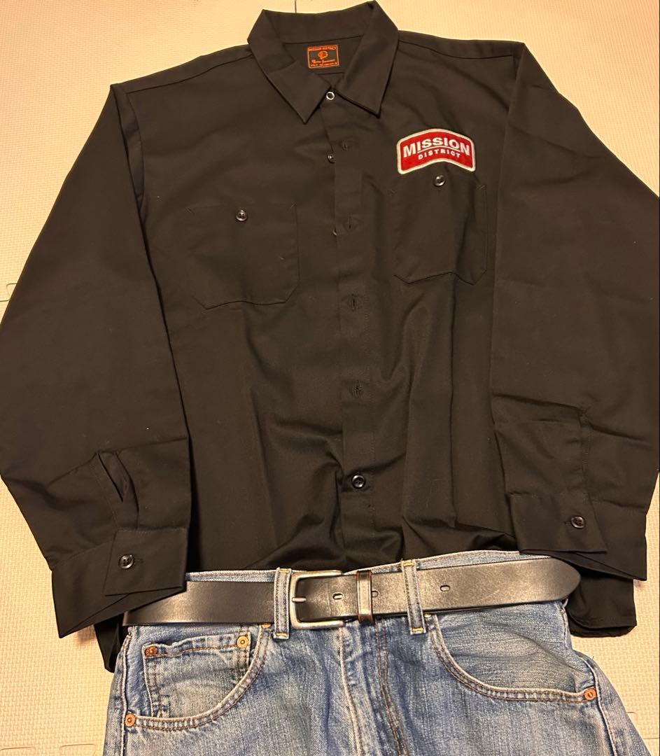 MISSION DISTRICT ワークシャツ ネイビー ネイティブジャパニーズ