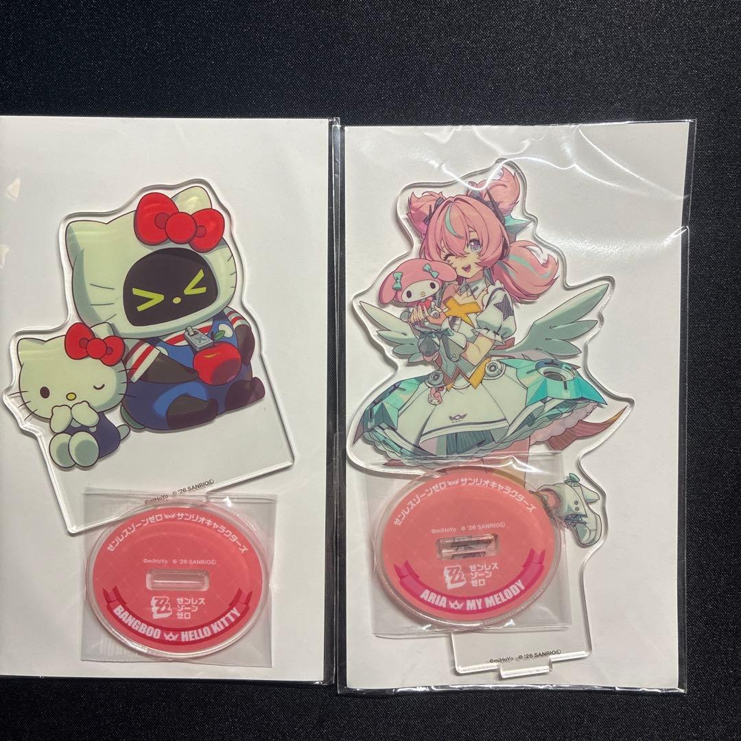 ゼンゼロ サンリオコラボ アクリルスタンド GIGO限定 アリア キティ