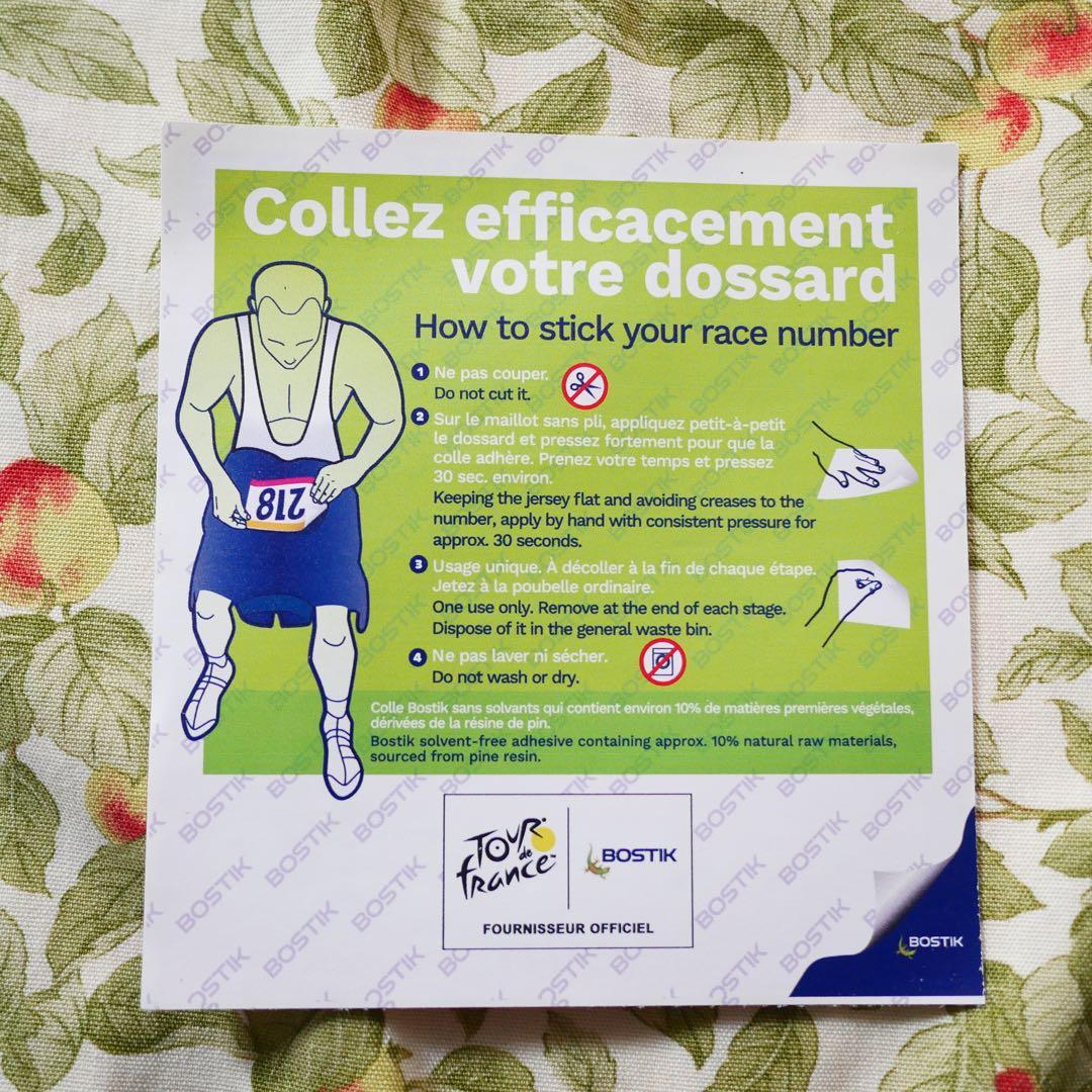 選手支給品 ツールドフランス 実物レースナンバー トム・ピドコック