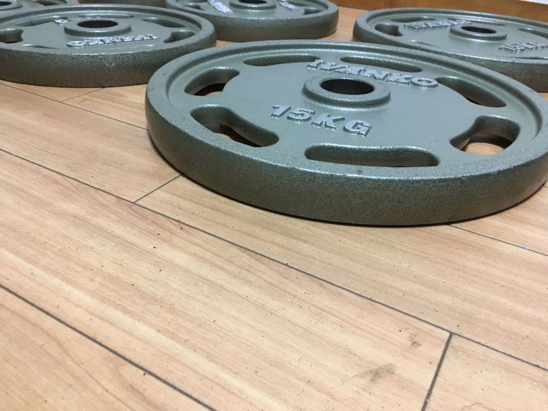 IVANKOイヴァンコ オリンピックプレートセット計67.5kg 穴径50mm