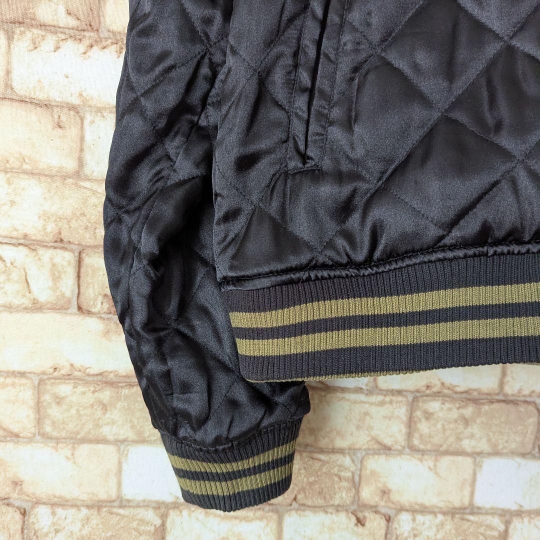 冬は中綿❤験担ぎ】GUMU リバーシブル スカジャン 舞妓×鷹 キルティング