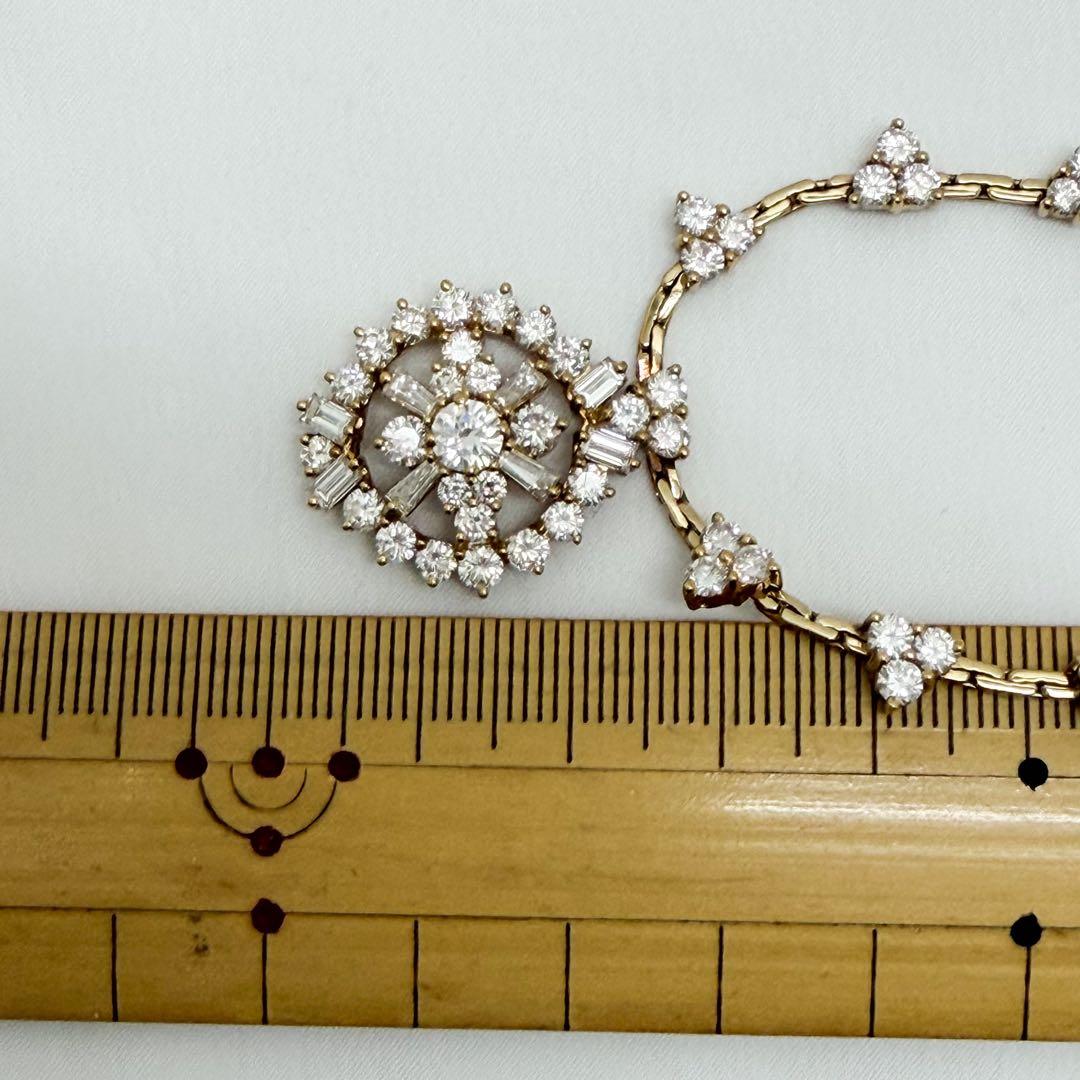 クチンスキー ヴィンテージ ネックレス K18 ダイヤモンド - メルカリ