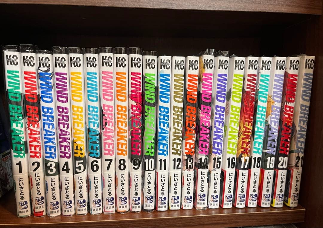 全巻初版】WIND BREAKER ウィンブレ 全21巻 + 全種特典カード - メルカリ