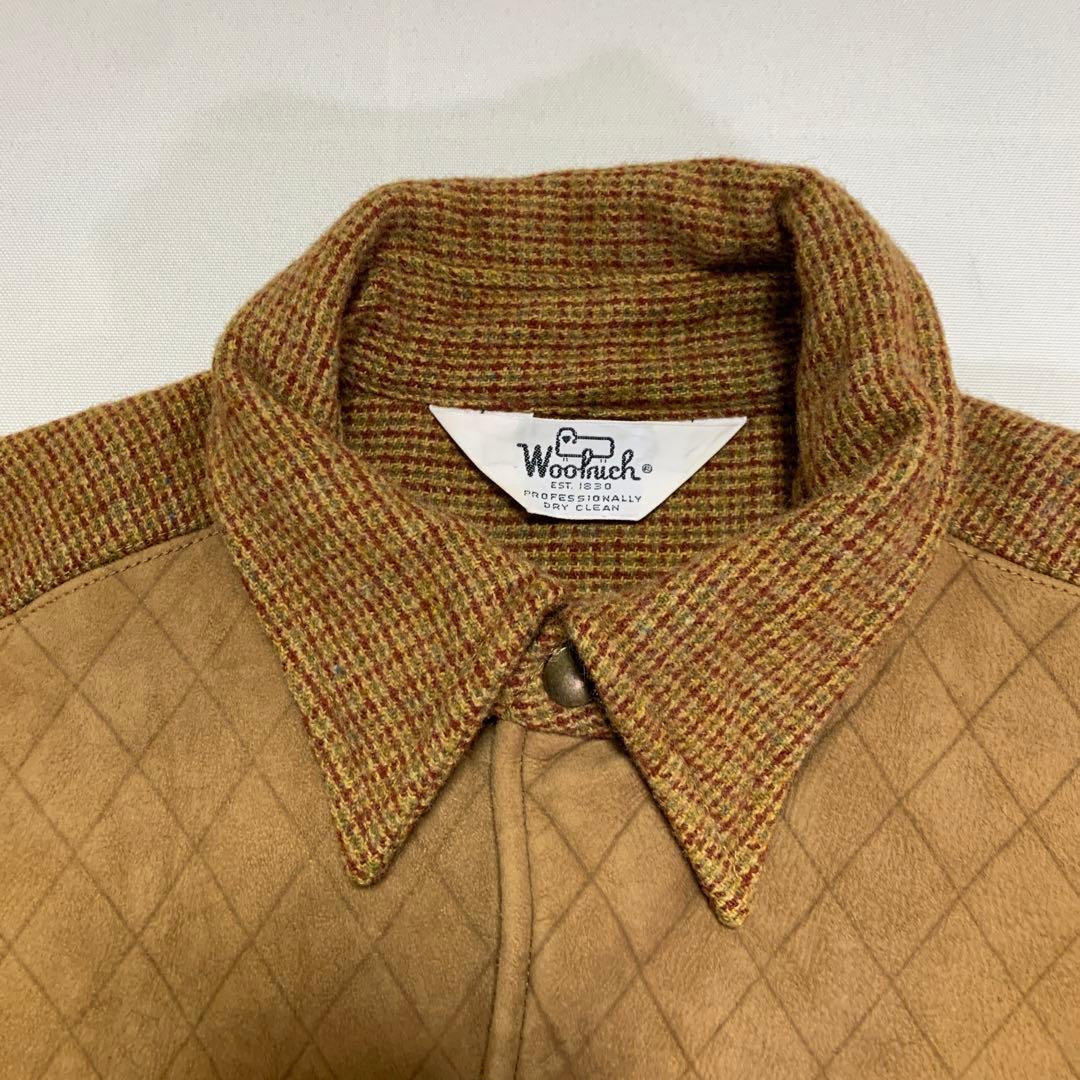 70s Woolrich vintage ウール レザー ジャケット polo - メルカリ