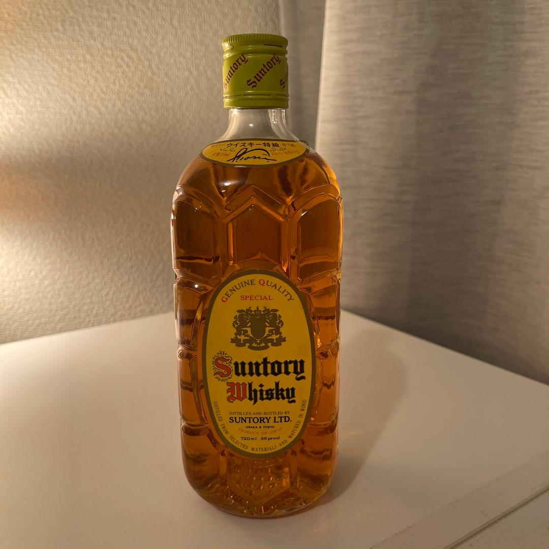 未開封古酒 初期　サントリー 角 特級　720ml 43％ 70年代 サントリー 角瓶 1970年代 ウイスキー 古酒 - メルカリ