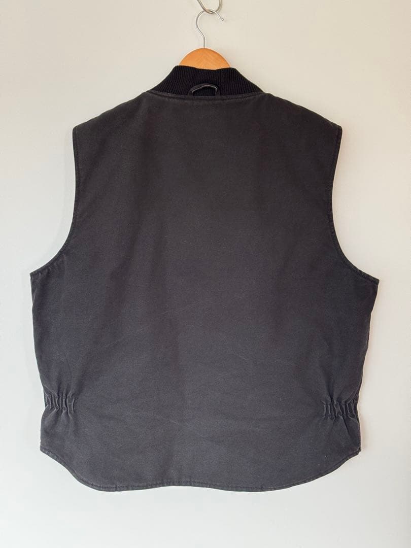 希少】良品 ビッグスミス ダックベスト XL ブラック フェード ヴィンテージ