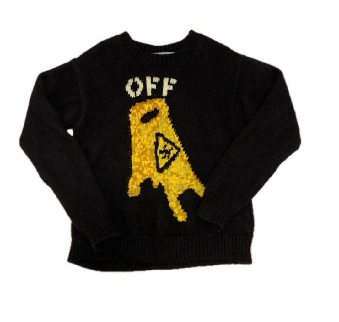 希少】OFF-WHITE パスカルニット セーター 宮川大輔着用 - メルカリ