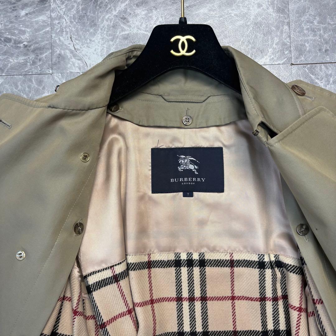 極美品♡バーバリーロンドン トレンチコート ベルト ライナー カーキ L