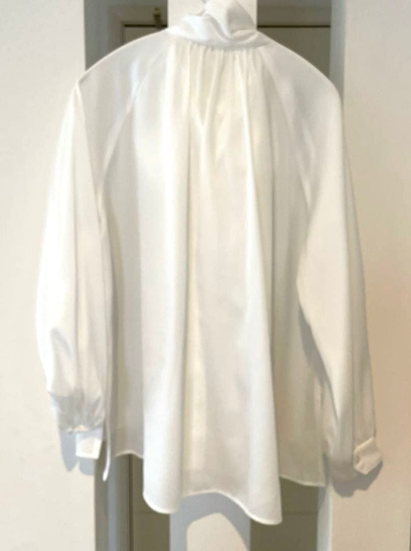 ボウタイ ブラウス ディノス ホワイトリボン付きブラウス SO CLOSE