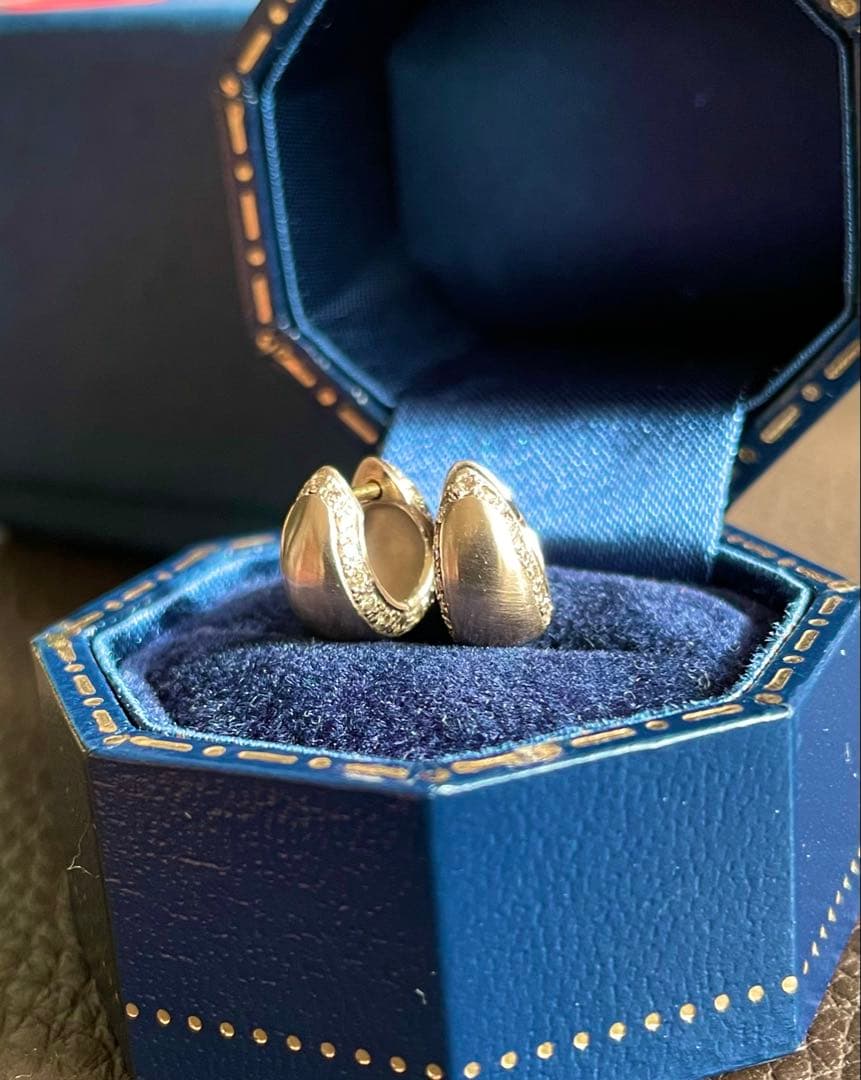 つれづれ雑貨店さま専用】humハムエタ 18KWG フープピアス - メルカリ