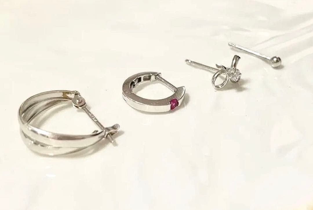 ピアス 片耳 ４点セット k10 k14 k18 Rapture（ラプチャー） ピアス ゴールド K18 K14 K10 イエロー ピンク