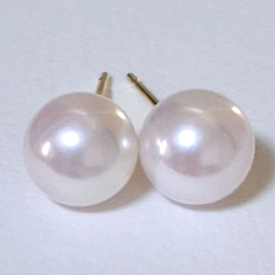 K18 あこや本真珠 パールピアス - メルカリ